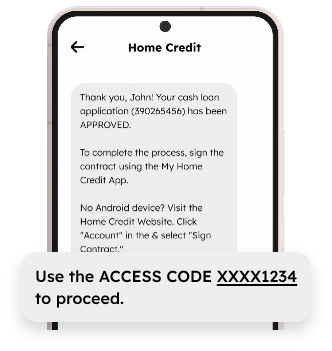 access code sms